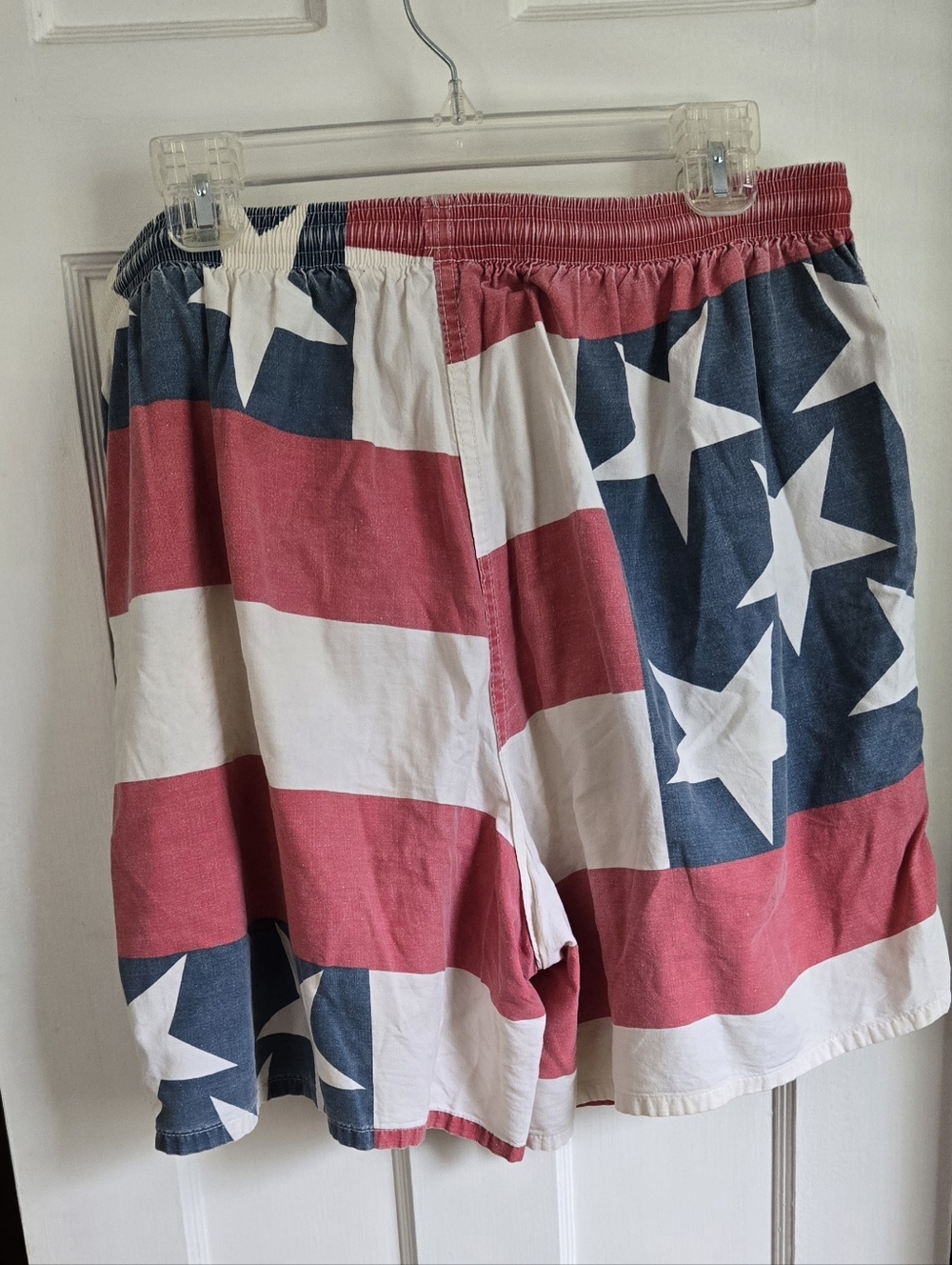 Unisex American Flag Shorts Red, White & Blue With Stars